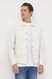 Pepe Jeans kurtka koszulowa kolor beżowy przejściowa - Kurtki męskie - miniaturka - grafika 1