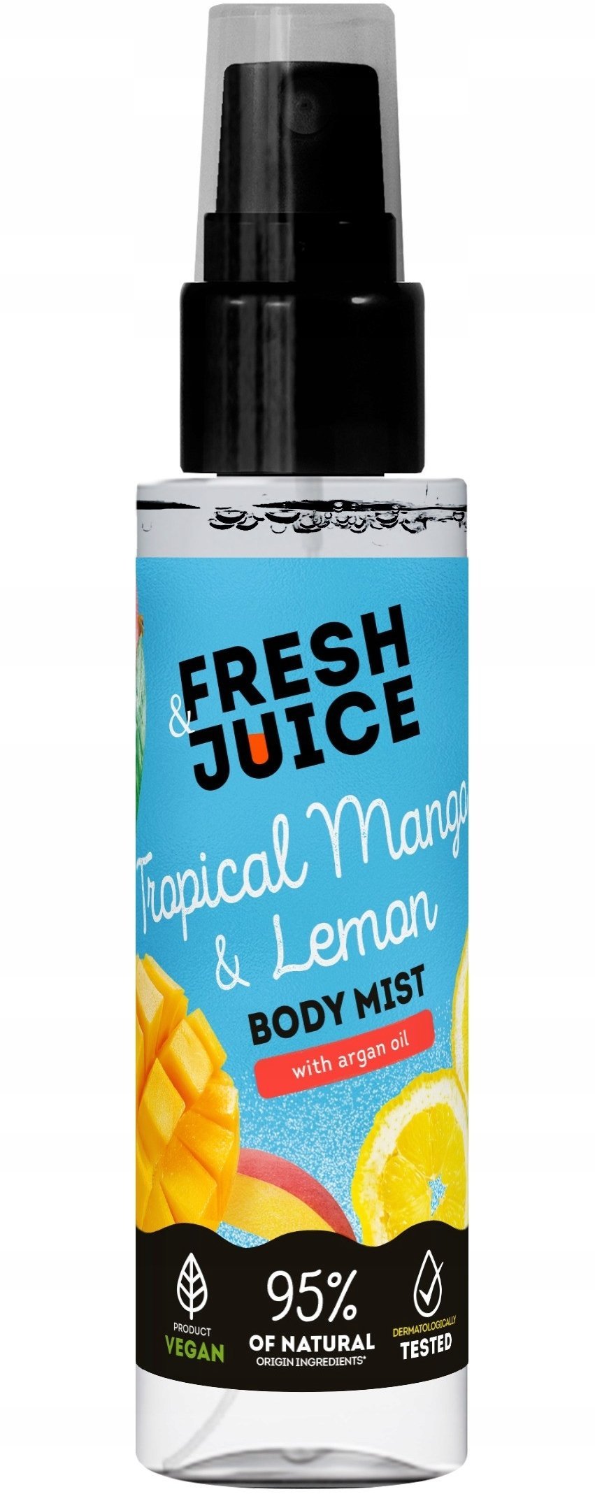 Fresh Juice FRESH JUICE Mgiełka do ciała Tropikalne Mango i Cytryna 150 ml