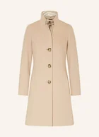 Płaszcze damskie - Cinzia Rocca Płaszcz Wełniany Z Wyjmowaną Podpinką beige - miniaturka - grafika 1