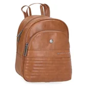 Plecaki - Pepe Jeans Plecak rowerowy na co dzień brązowy 21x27,5x10 cm poliester z akcentami ze sztucznej skóry 5,4 l by Joumma Bags, Brązowy brązowy, Talla única, plecak na co dzień - miniaturka - grafika 1