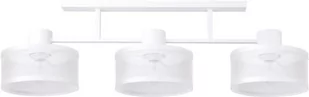 Sigma 3 BONO 31907 podłużny plafon na 3 żarówki biała lampa sufitowa E27 do salonu sypialni - Lampy sufitowe - miniaturka - grafika 1
