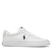 Sneakersy męskie - Sneakersy Polo Ralph Lauren Sayer 816893734003 Biały - miniaturka - grafika 1