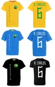 Koszulki sportowe męskie - Koszulka BRAZYLIA R.CARLOS 6 Jr - miniaturka - grafika 1