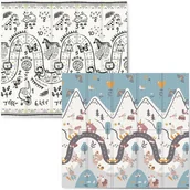 Maty piankowe - Mata piankowa edukacyjna składana 180x200 cm Nukido - miniaturka - grafika 1