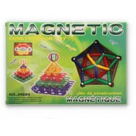 Klocki - Klocki magnetyczne konstrukcyjne Magnetic 68el G147983 Gazelo - miniaturka - grafika 1
