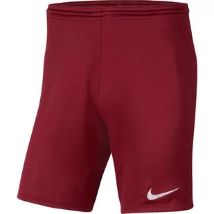 Nike, Spodenki, Y Park III Boys BV6865 677, czerwony, rozmiar M - Spodnie sportowe męskie - miniaturka - grafika 1