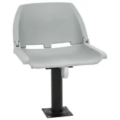 Żeglarstwo - vidaXL Składane siedzisko do łodzi, 2-cz., bez poduszki, 48x51x41 cm - miniaturka - grafika 1