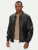 Kurtki męskie - Guess Kurtka z imitacji skóry M5YL01 WGUC0 Czarny Regular Fit - miniaturka - grafika 1