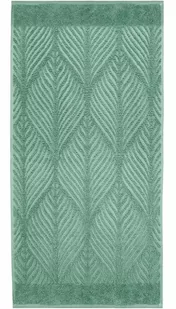 Kleine Wolke Leaf Wegański Ręcznik do rąk zielony 50x100 cm ECO LIVING - Ręczniki - miniaturka - grafika 1