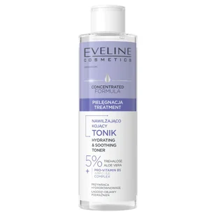 EVELINE Skoncentrowana Formuła nawilżająco-kojący tonik 200ml - Toniki i hydrolaty do twarzy - miniaturka - grafika 1