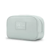 Kosmetyczki, organizery i kuferki - Kosmetyczka Damska Podróżna Mała Na Zamek PUCCINI Błękitna QML009-7B - miniaturka - grafika 1