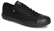 Trampki męskie - Lee Cooper, Trampki męskie, LCW-22-31-0869M, Czarne, Rozmiar 44 - miniaturka - grafika 1