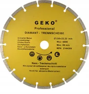 Tarcze do pił - Geko Tarcza diam.230mm segment. PROFI25 - miniaturka - grafika 1
