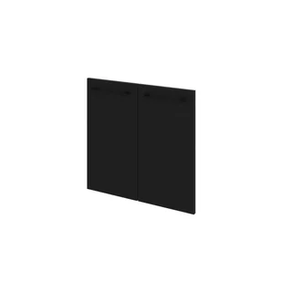 Drzwi do mebli łazienkowych Remix Black Mat 60 x 58 Sensea - Fronty meblowe - miniaturka - grafika 1