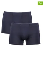 Majtki męskie - Skiny Bokserki (2 pary) w kolorze granatowym - miniaturka - grafika 1