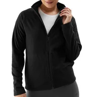 Bluzy sportowe damskie - Bluza 4F WSS24TFLEF17920S - czarna - miniaturka - grafika 1
