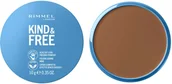 Pudry do twarzy - Rimmel Kind &Free pressed powder - puder do twarzy 50 Deep - miniaturka - grafika 1