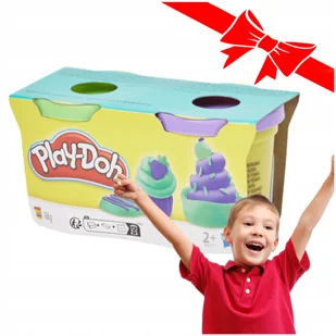 PLAYDOH TUBY UZUPEŁNIAJACE 2 KOLORY FIOLETOWY ZIELONY PASTELOWA CIASTOLINA - Masy plastyczne - miniaturka - grafika 1