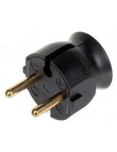 Legrand Wtyczka 2P 16A niska czarna 50184 - Kostki, złączki, wtyczki - miniaturka - grafika 2