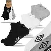 Skarpetki męskie - Umbro Skarpety Męskie Stopki Trainer Bawełniane UM299 3 pary Rozmiar 43/46 - miniaturka - grafika 1