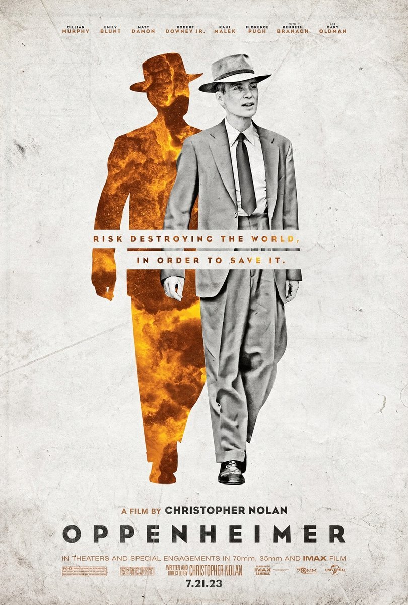 PODKŁADKA POD MYSZ Z Nadrukiem 22x18 cm Oppenheimer (2023) Tekst Prezent