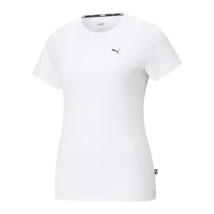 Koszulka treningowa damska Puma ESS Small Logo Tee - Koszulki sportowe damskie - miniaturka - grafika 1