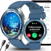 Smartwatch - Rubicon RNCF45 BLUE PROF Niebieski - miniaturka - grafika 1