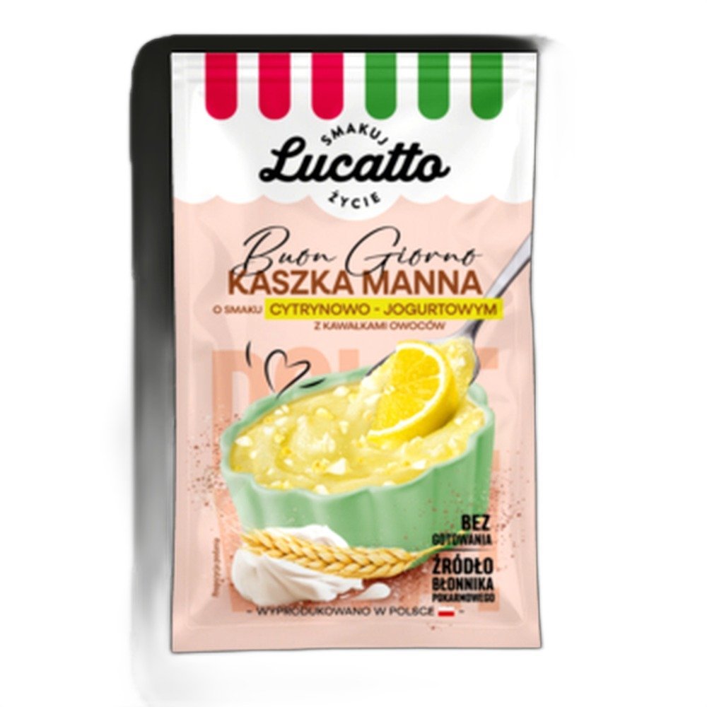 Kasza manna o smaku jogurtowo-cytrynowym 48 g