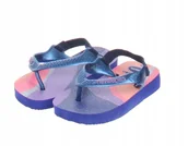 Sandały damskie - Havaianas Sandały Dziewczęce Kolorowe Wsuwane Gumowe 22 Jtl - miniaturka - grafika 1