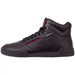 Kappa Męskie trampki Mangan, Czarny Black 242764 1120, 39 EU - Trampki męskie - miniaturka - grafika 1