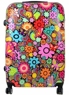 Duża walizka podróżna SunBag kwiatki 90 l - Walizki Duża walizka podróżna SunBag kwiatki 90 l - Walizki - miniaturka - grafika 1
