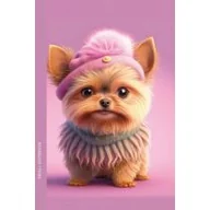 Szkolne artykuły papiernicze - Notatnik 105x165/64K linia pies york FRESH - miniaturka - grafika 1