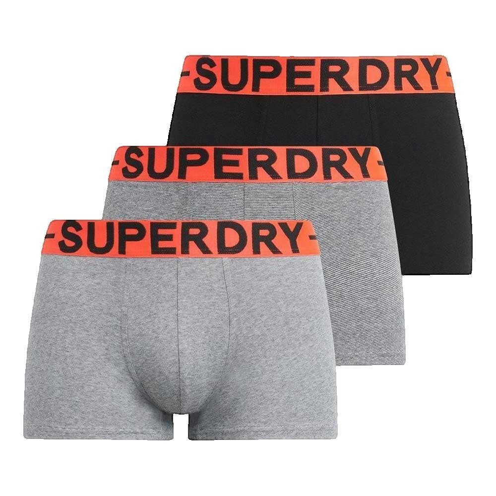 Superdry M3110450b - zestaw 3 bokserów męskich