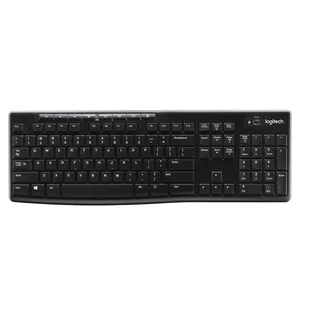 Logitech Wireless Keyboard K270 klawiatura RF Wireless AZERTY Belgijski Czarny 920-003754 - Klawiatury - miniaturka - grafika 1