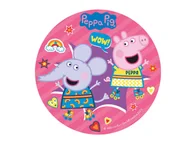 Ciasta i półprodukty do ciast - Dekoracyjny opłatek tortowy Świnka Peppa - 20 cm - 1 szt. - miniaturka - grafika 1