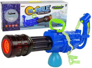 Pistolet do baniek mydlanych niebieski Leantoys - Bańki mydlane - miniaturka - grafika 1