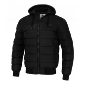 Odzież taktyczna i umundurowanie - Kurtka męska przejściowa z kapturem Pit Bull Hidden '24 - Czarna  M - miniaturka - grafika 1