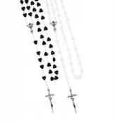 Różańce - Różaniec do Pierwszej Komunii perełka serduszko - miniaturka - grafika 1