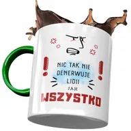 Kubki - Kubek Zielony Dla Lidii Żony Koleżanki na Prezent z Nadrukiem ze Zdjęciem + Opakowanie na prezent (wzór 04) - miniaturka - grafika 1