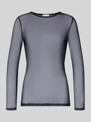 Bielizna nocna - Bluzka z długim rękawem z dodatkiem streczu model 'Smooth Illusion' - miniaturka - grafika 1