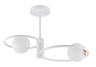 Aqua lampa wisząca 2-punktowa biała/złota 33463 - Lampy sufitowe - miniaturka - grafika 1