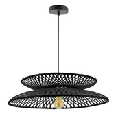 Lampy sufitowe - Lampa wisząca Shiso czarna E27 Inspire - miniaturka - grafika 1