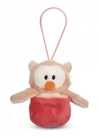 Maskotki i pluszaki - NICI Miękka zawieszka sowa Owluna w gnieździe 12 cm czerwony - miniaturka - grafika 1
