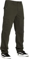 Spodnie męskie - spodnie męskie HORSEFEATHERS CAPTAIN PANTS Khaki - miniaturka - grafika 1