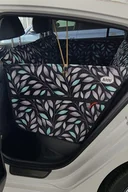 Sprzęt podróżny i transportery dla psów - AUUU Pokrowiec tylnej kanapy samochodu MIĘTĘ CZUJĘ - miniaturka - grafika 1