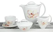 Zabawy w naśladowanie dorosłych - Garnitur do kawy na 12 osób (27 el) Chodzież - Akcent E604 PEONIA - miniaturka - grafika 1