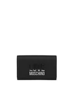 Torebki damskie - Love Moschino POLJC4260PP0MKD000BU, damska torebka, czarna, czarny i pomarańczowy - miniaturka - grafika 1