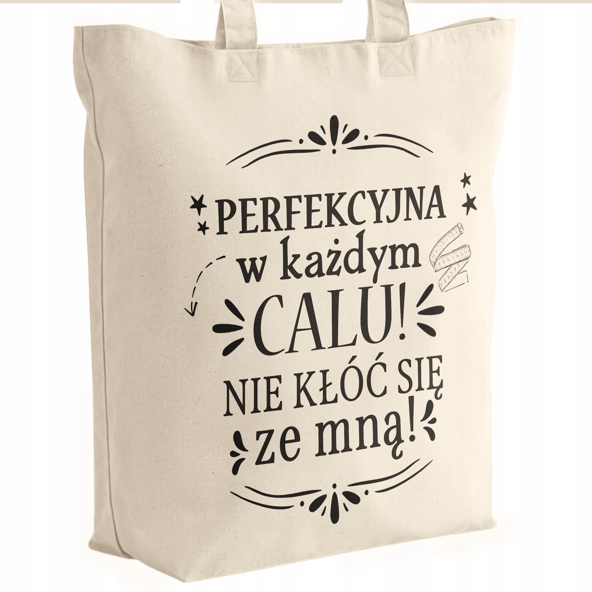 Torba bawełniana premium prezent na Dzień Kobiet Perfekcyjna