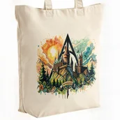 Torby męskie - Torba bawełniana premium Harry Potter Insygnia Śmierci Dla Fanów Prezent - miniaturka - grafika 1