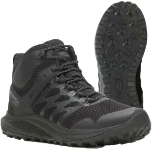 Buty MERRELL Nova 3 Mid Tactical Waterproof Boot - Czarne/Grafitowe  45 - Odzież taktyczna i umundurowanie - miniaturka - grafika 1